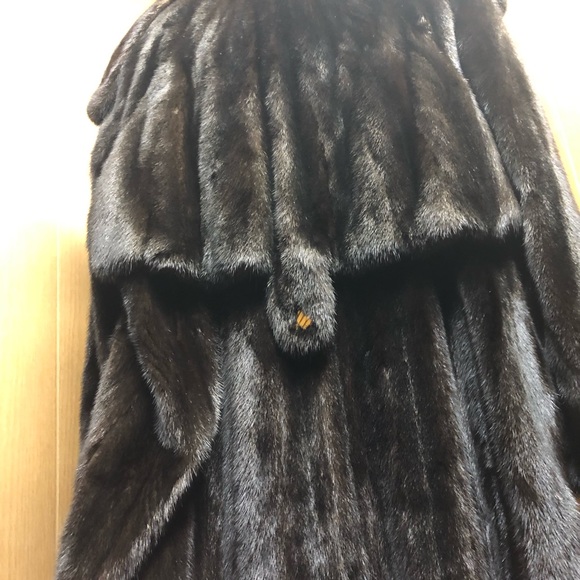 Mink fur trench coat men size X-large - Picture 7 of 7